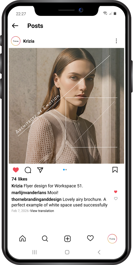 Conceptual social post mockup. Engagement figures and comments are illustrative placeholders.